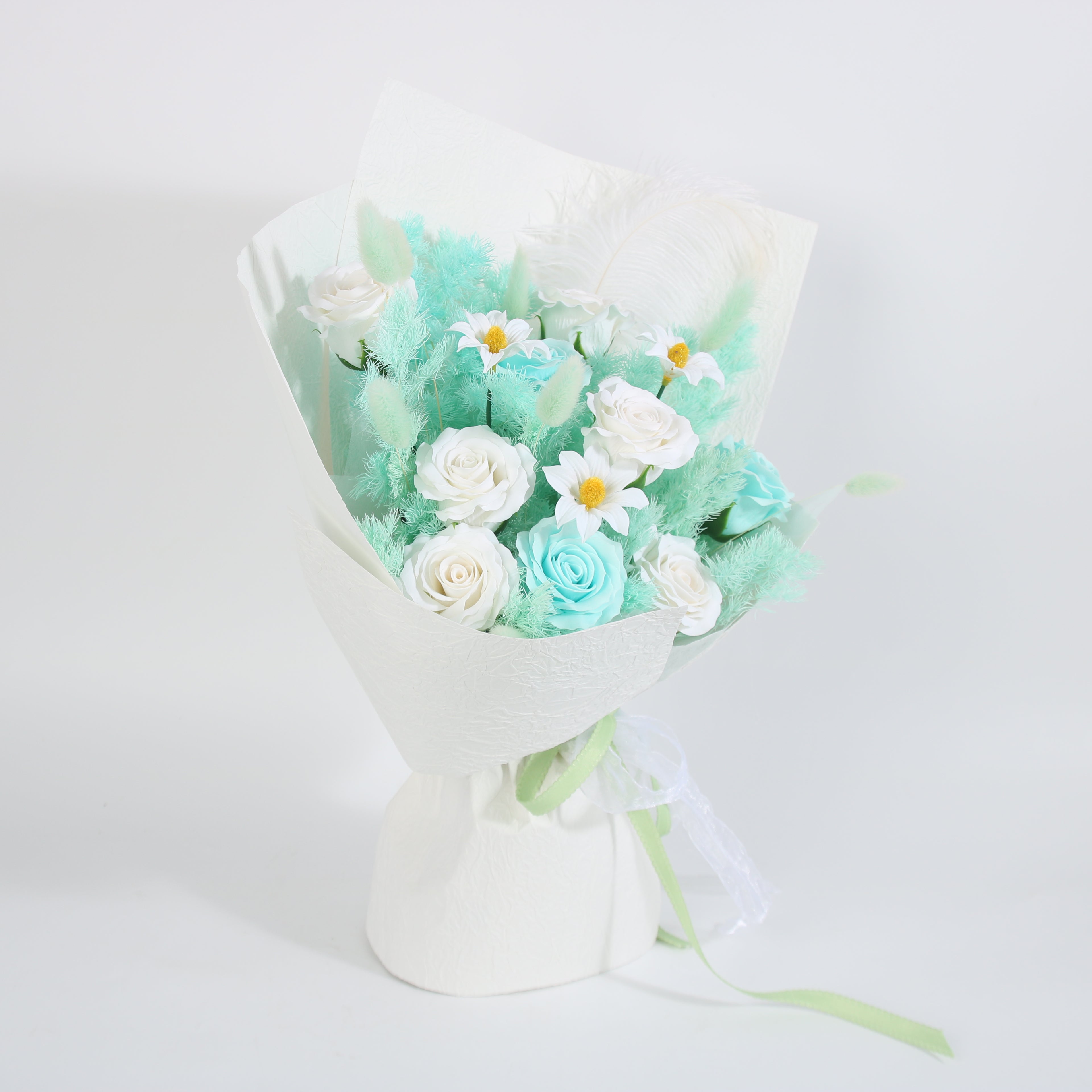 Mint Serenity Preserved Rose Bouquet