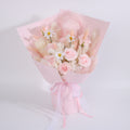 Blush Feather Preserved Rose Bouquet
