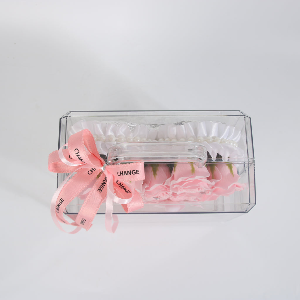 Crystal Heart Rose Handbag
