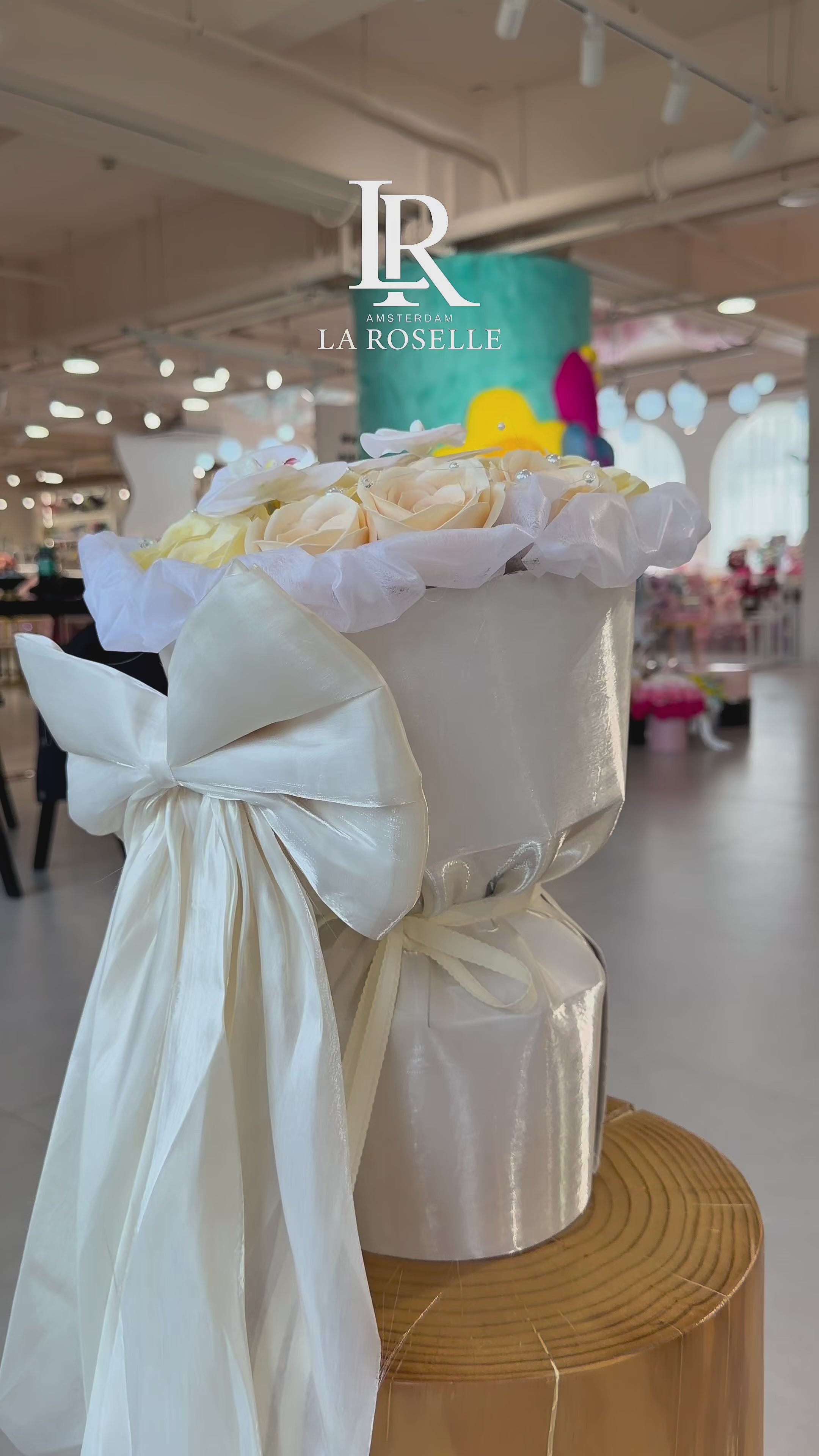 Ivory Rose & Orchid Gift Box