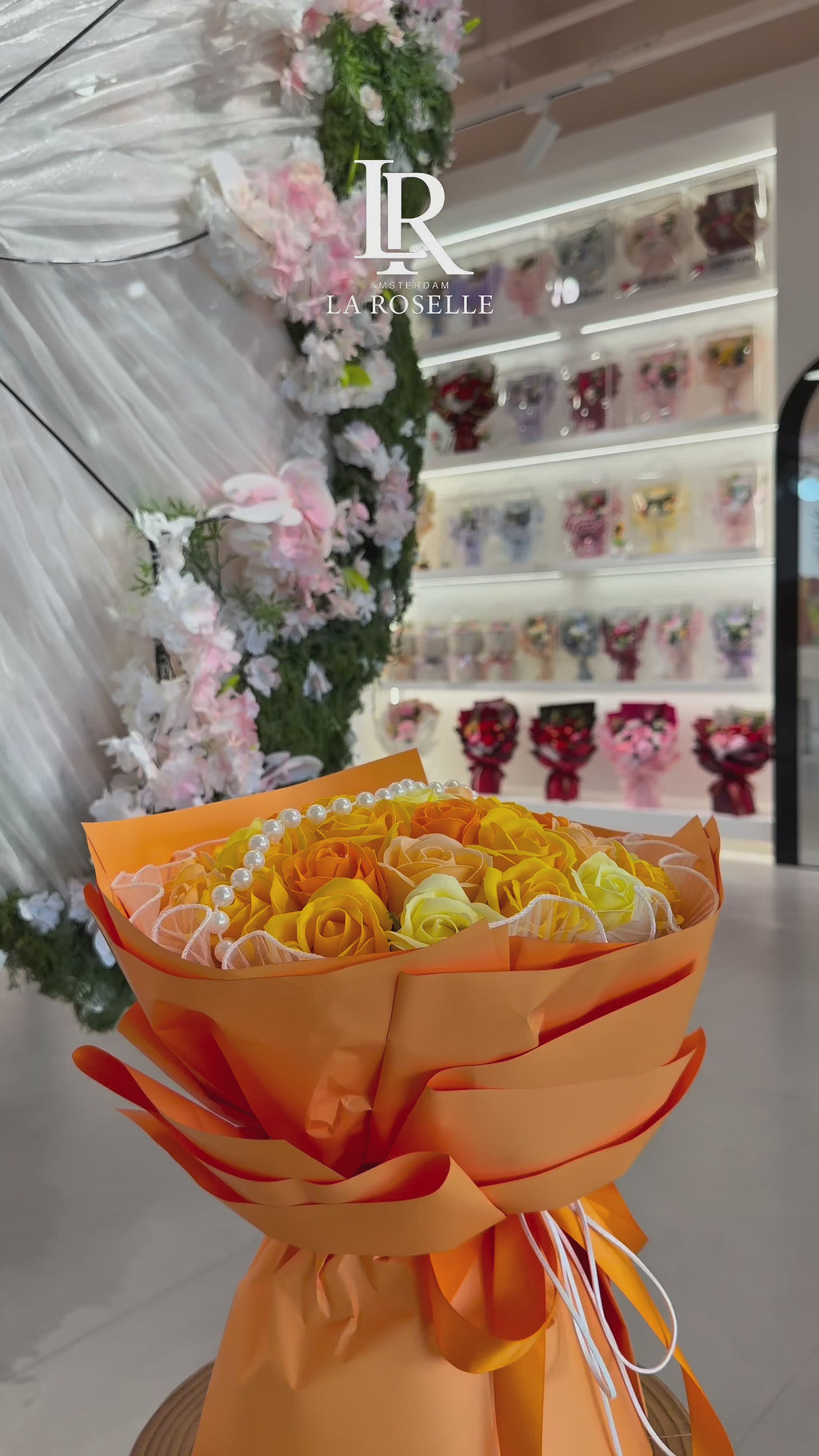 Sunset Rose Bouquet