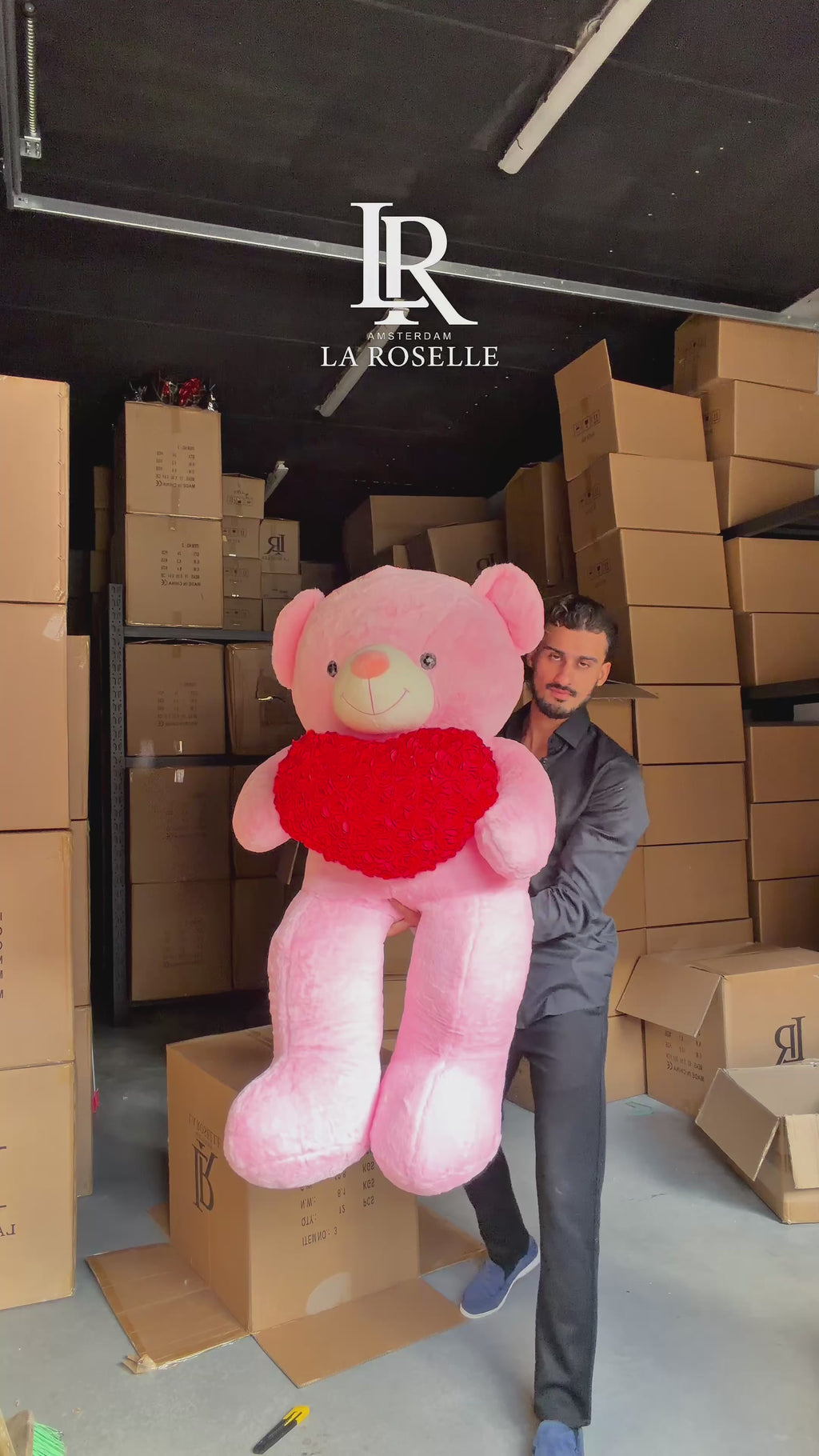 Pink Hug Teddy Bear XXL