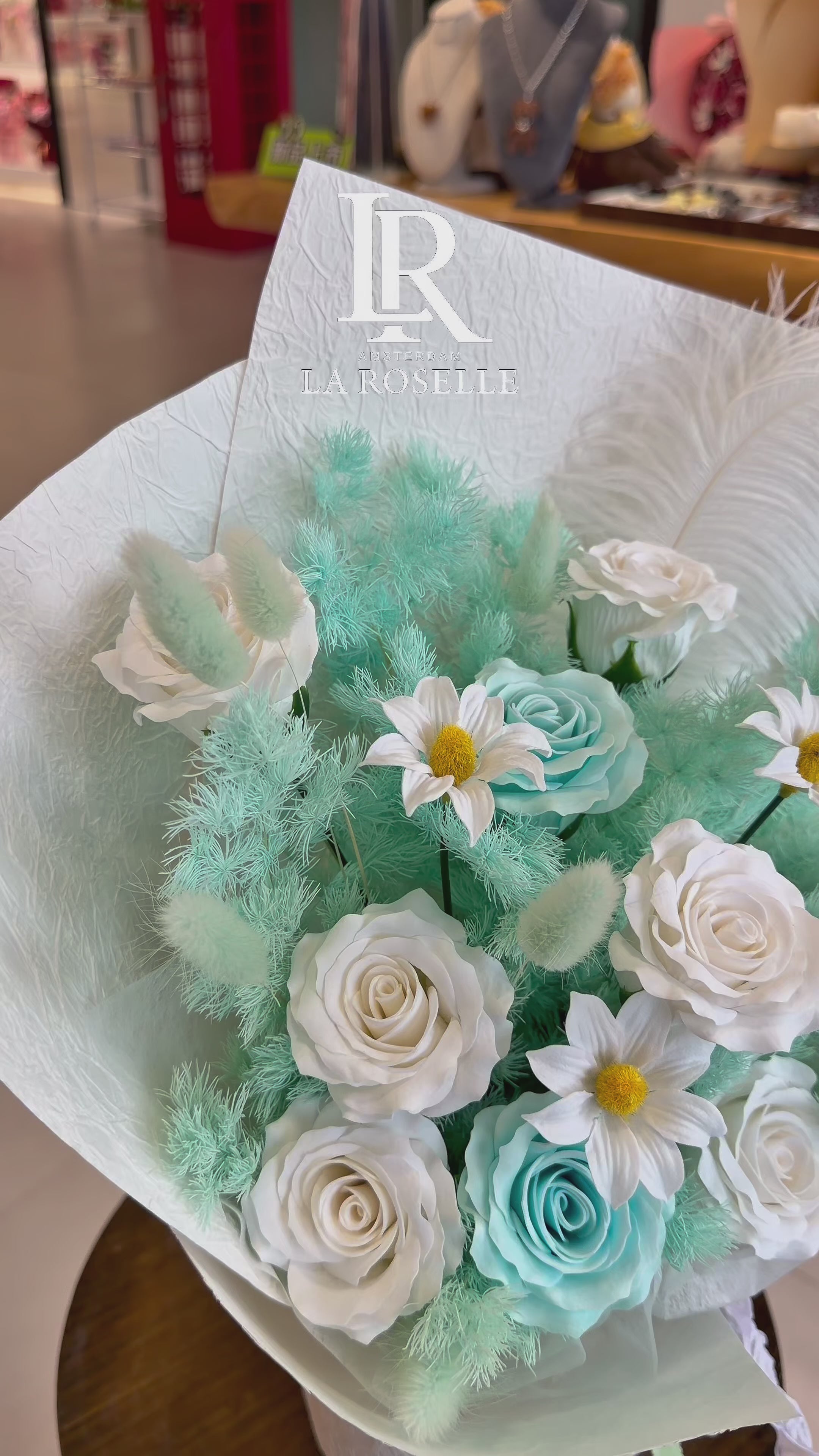 Mint Serenity Preserved Rose Bouquet