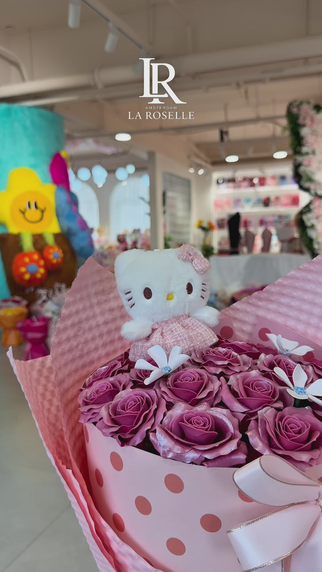 Hello Kitty Pink Rose Bouquet – Princess Blossom Edition