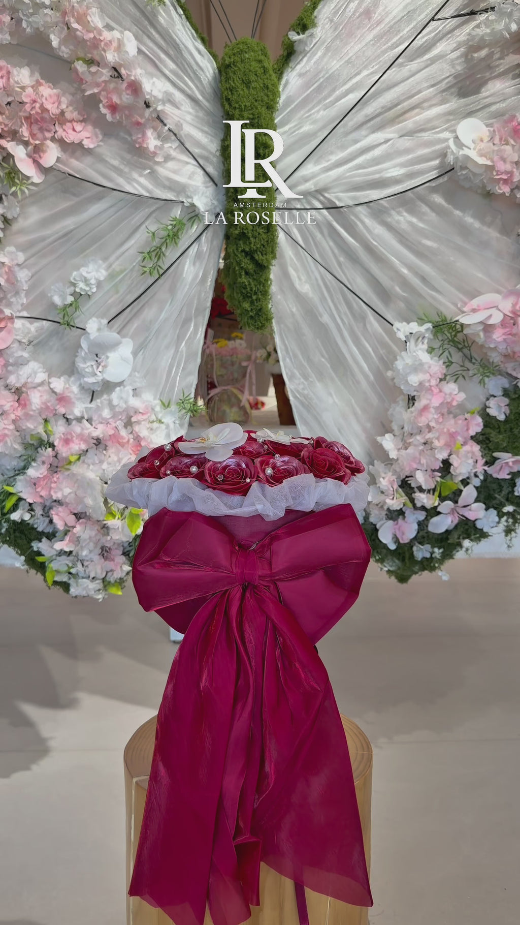 Red Rose Bow Box