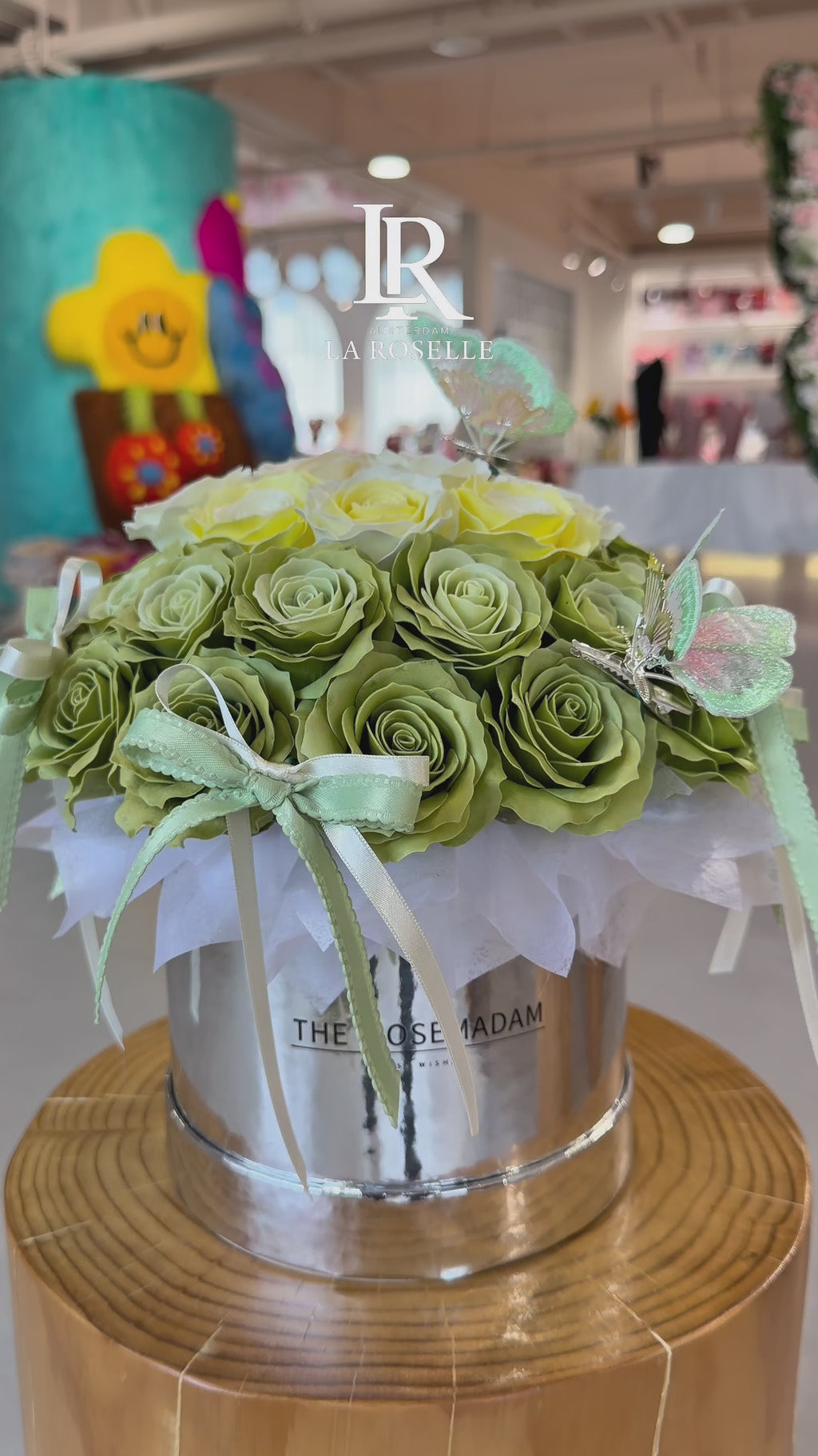 Spring Butterfly 49 Rose Box