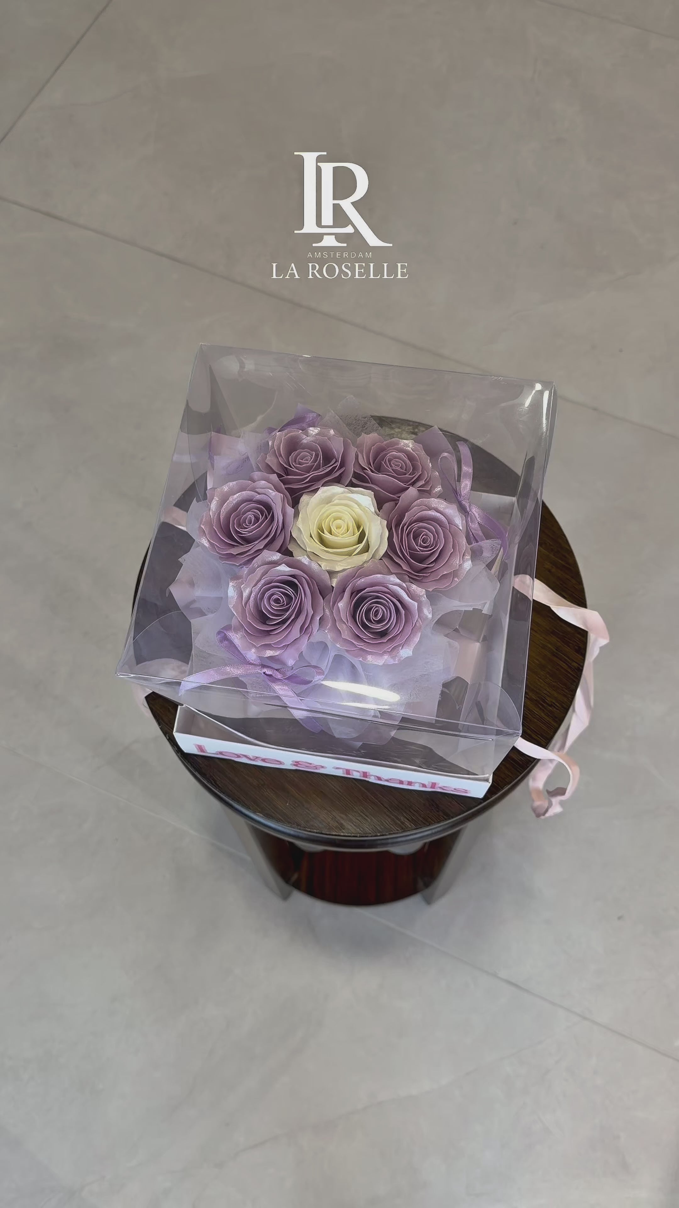 Lavender Grace Rose Gift Box