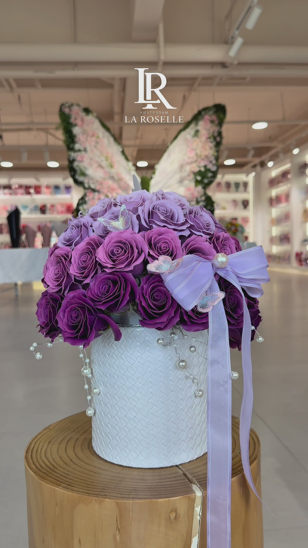 Lavender Ombre Rose Luxury Box