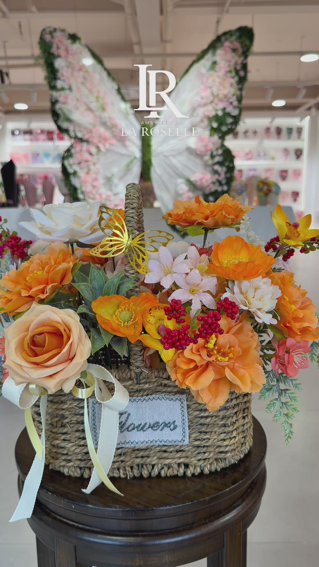 Blossom Butterfly Basket