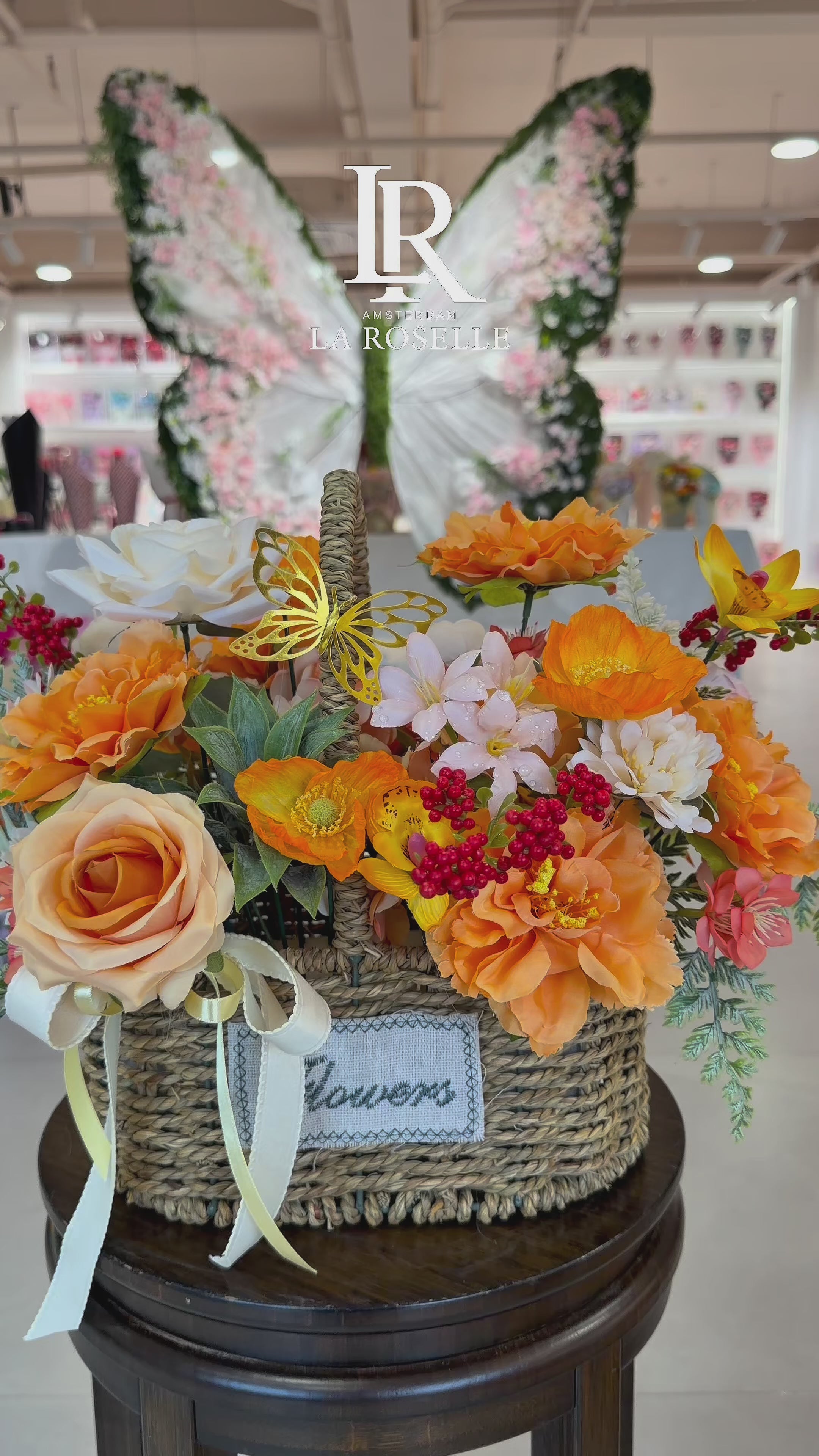 Blossom Butterfly Basket