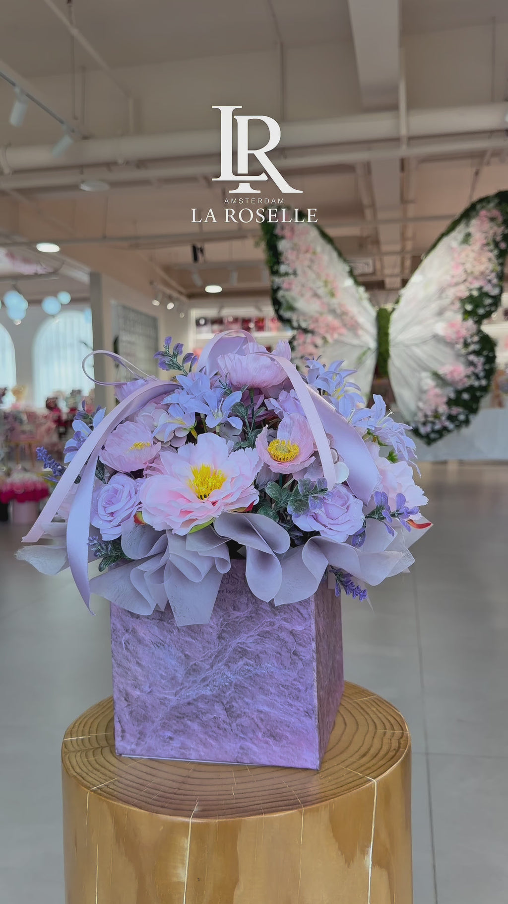 Pastel Garden Flower Gift Box