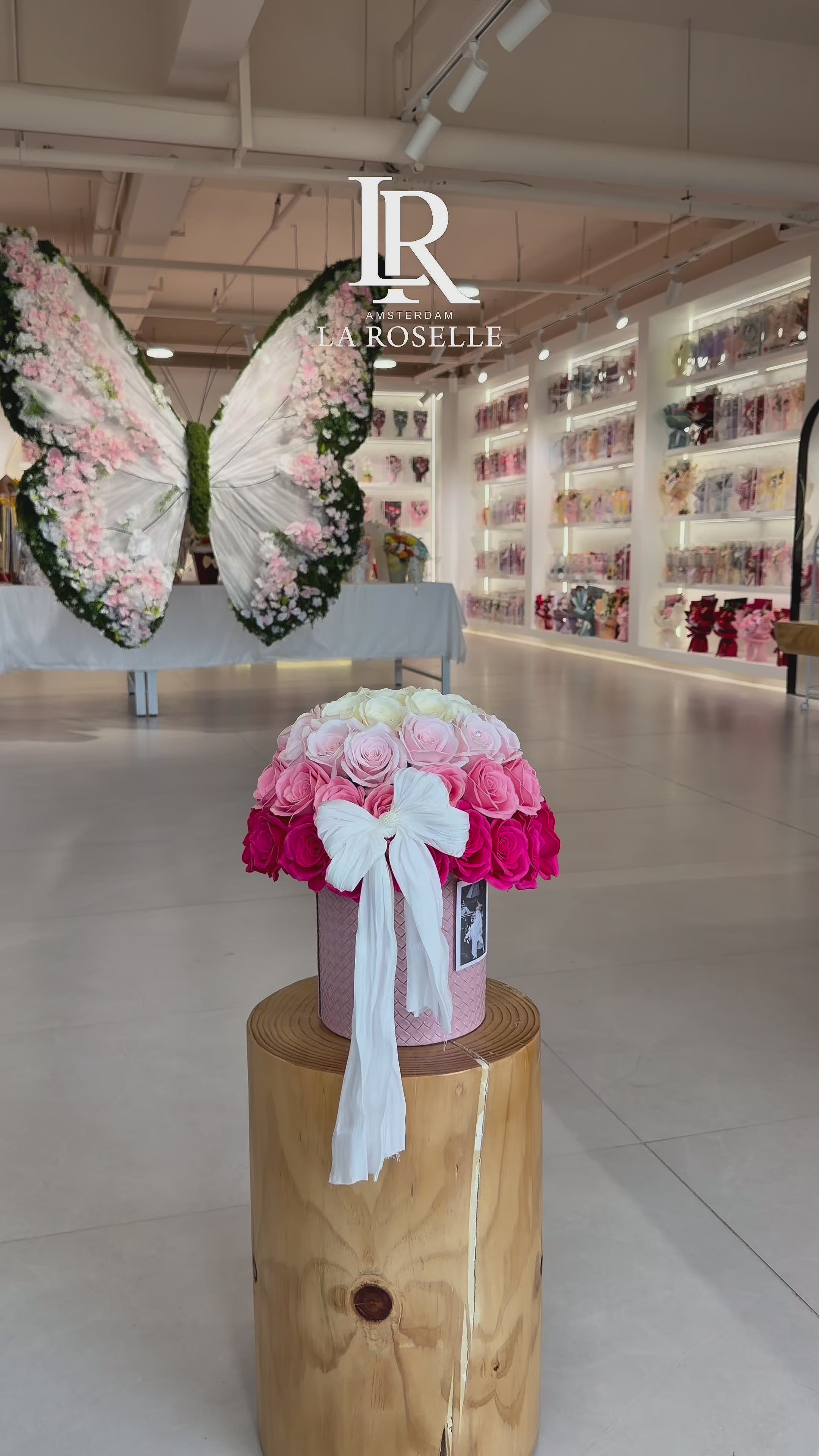 Pink Ombre Rose Luxury Box