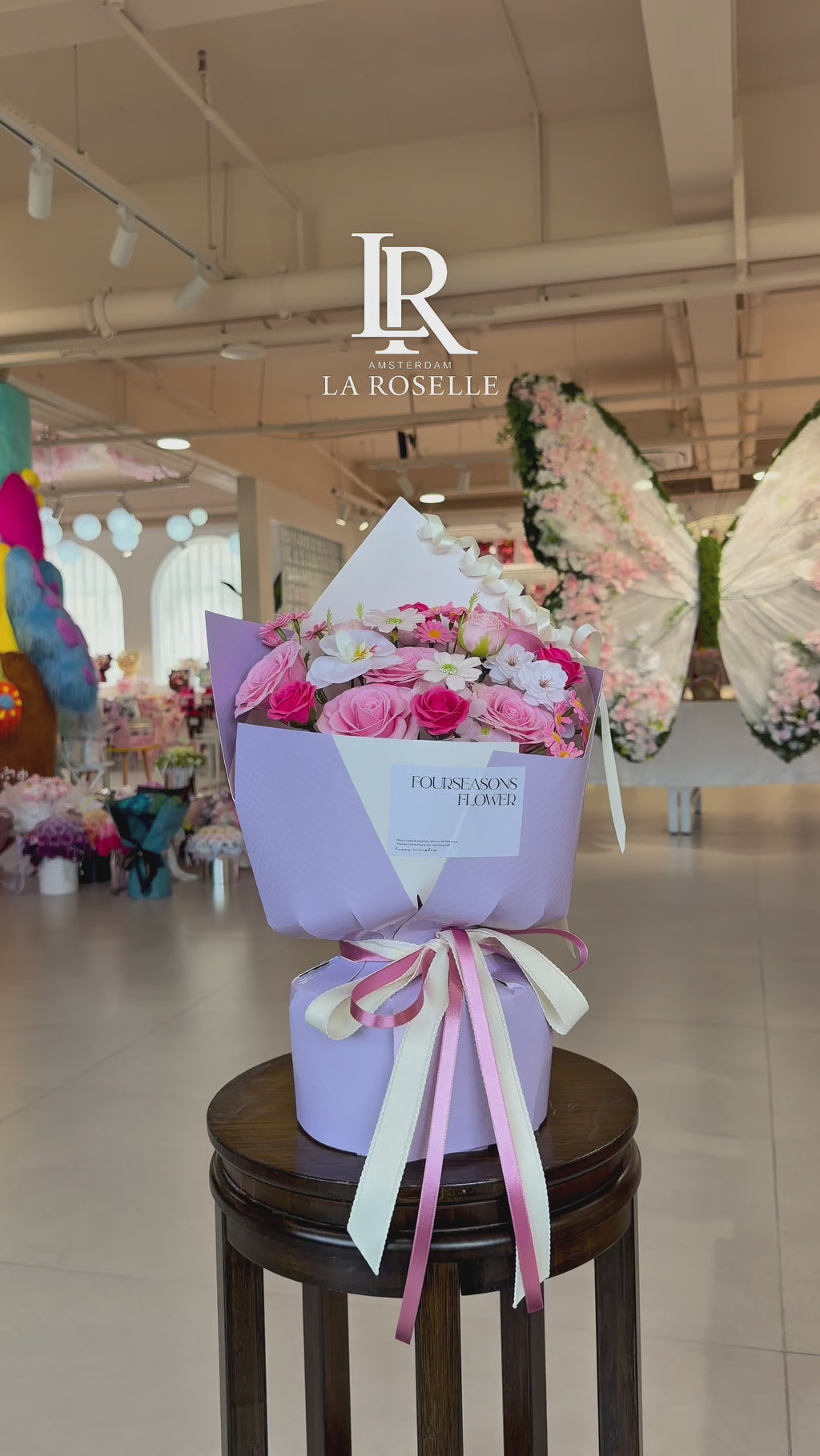 Sweet Pink Rose Bouquet